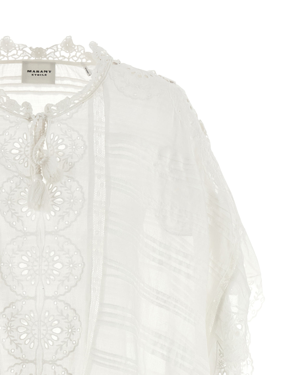 Marant Etoile Payton Top - Bianco | 16d6fcaccad618ae5636b500a0391be5f3095f05