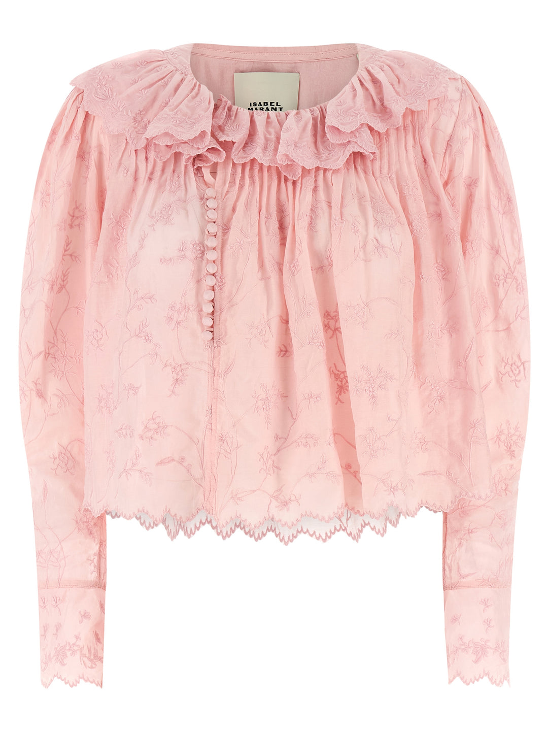Isabel Marant Zelly Top - Rosa | b32bd8068e57e02cea972e665d35a2f84036c166