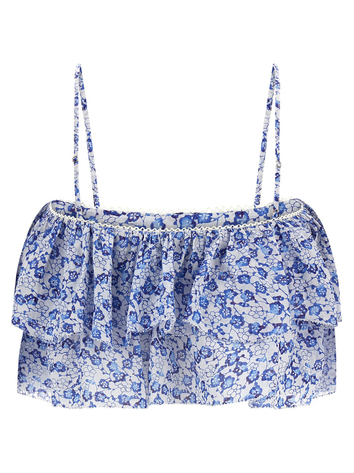 Marant Etoile Erisa Top - Blu | 0785b4b2b3a5b58da94cb6f195dbcb60ce56f51b