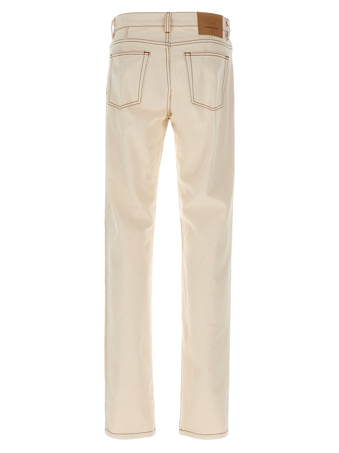 Ami Paris Garment-Dyed Jeans - Beige | faf7a29a2ea29fe1bf9b8af0069710ed8a898323