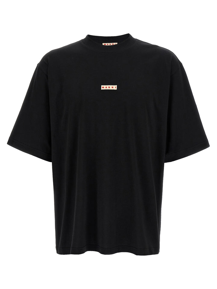 Marni Logo Patch T shirt - Nero | 50a792ff850612560af60a00fcaa4585d77d965b