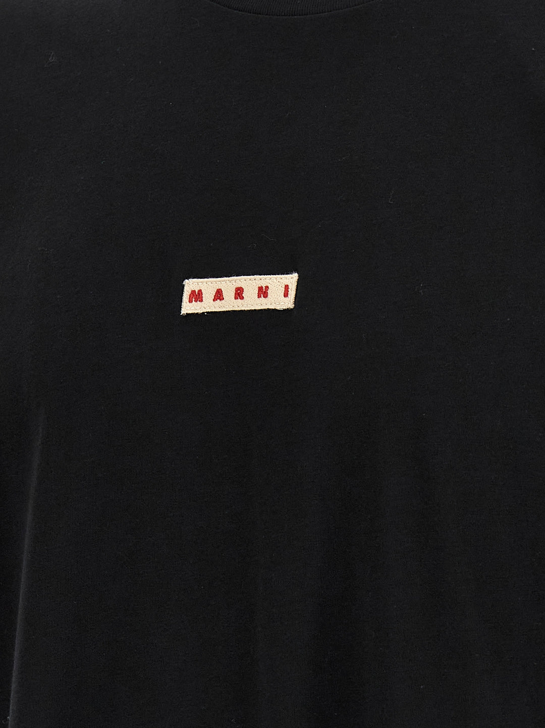 Marni Logo Patch T shirt - Nero | 700dcd4c6939490f488e5b7b7e545cdf7d72d8d2