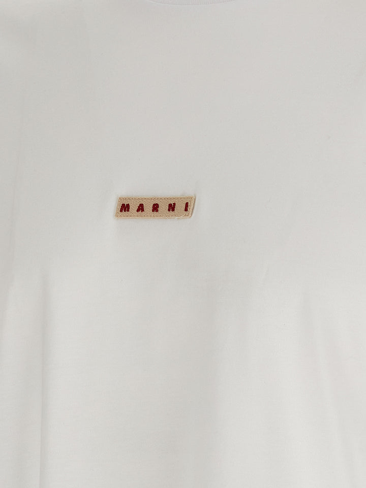 Marni Logo Patch T shirt - Bianco | 2ca0f0d97fa2d8d3fb639caa327015f3e64e651c