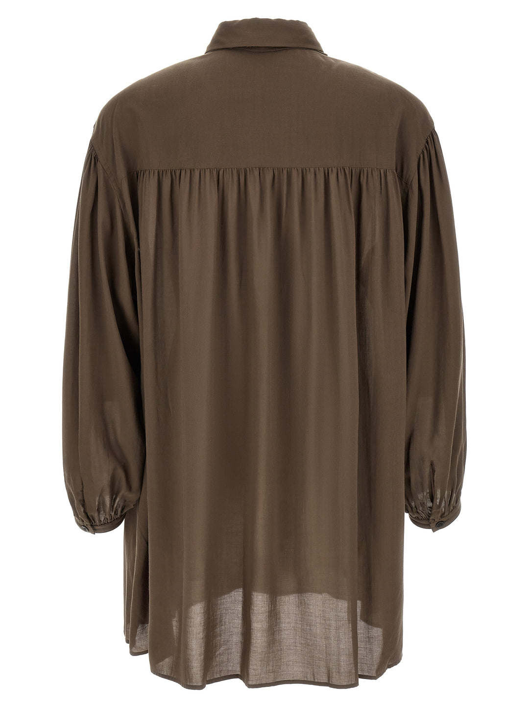 Yohji Yamamoto Shirt With Scarf Camicie - Verde | 8907445087fda6bf3e1f14f16d21a7c0c3fd01df