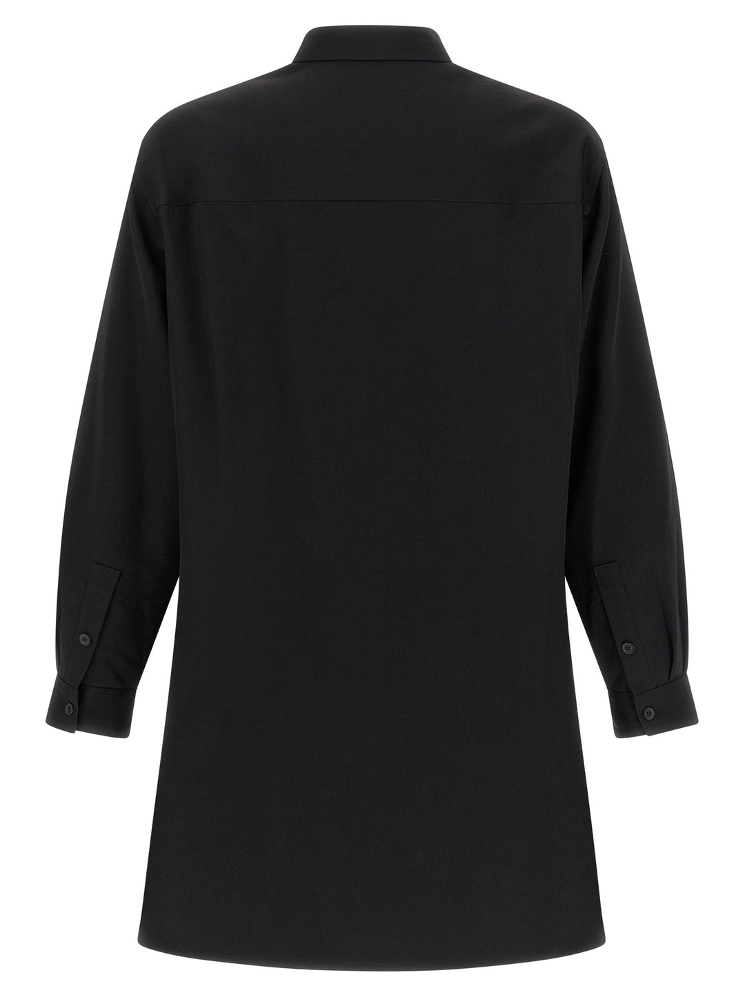 Yohji Yamamoto China Button Camicie - Nero | 14ac3d15570eece843c8f2b780e6a6a3a13264bc