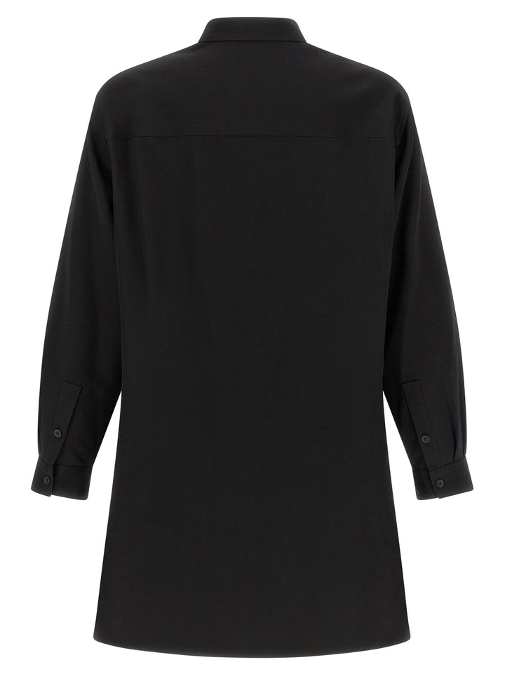 Yohji Yamamoto China Button Camicie - Nero | 14ac3d15570eece843c8f2b780e6a6a3a13264bc