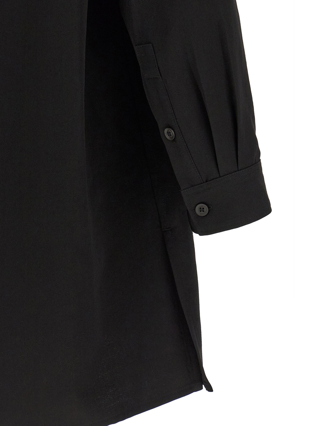 Yohji Yamamoto China Button Camicie - Nero | 1ee88bd253086879ba3adee0fa00a752190ec27c
