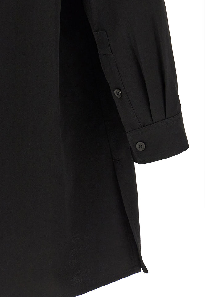 Yohji Yamamoto China Button Camicie - Nero | 1ee88bd253086879ba3adee0fa00a752190ec27c