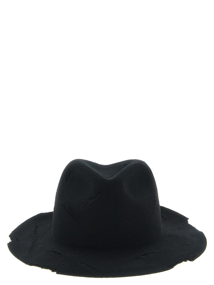 Yohji Yamamoto Cut-Out Hat Cappelli - Nero | 0df31e1e71e6669e42aca4817af2df2ffd19f905