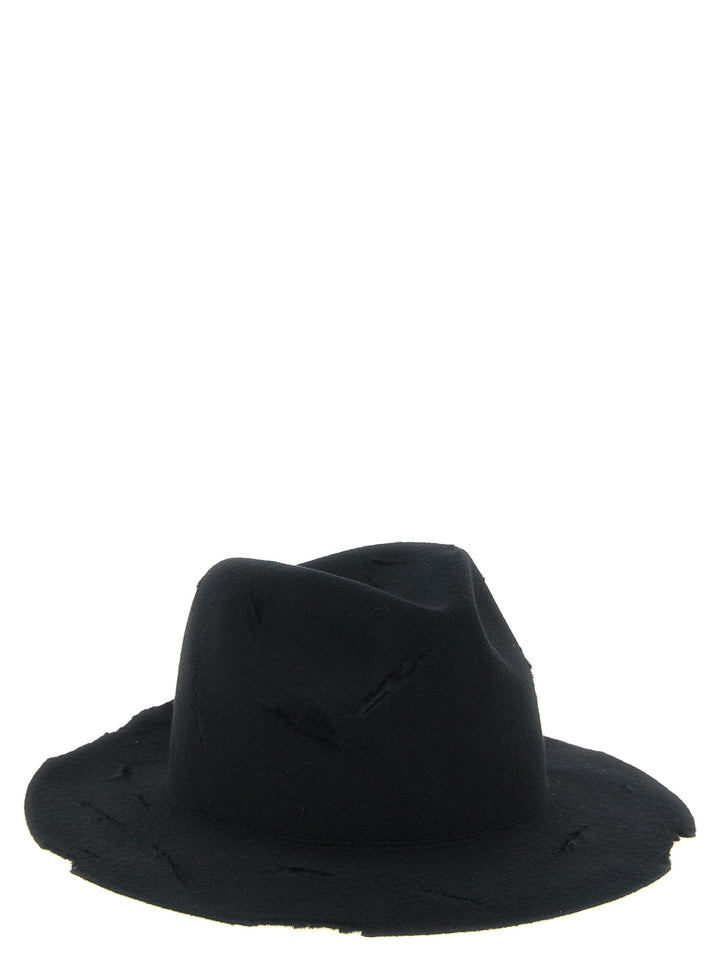 Yohji Yamamoto Cut-Out Hat Cappelli - Nero | 5d4a2ea286f6d6117af6eafe25229ba5e6701740