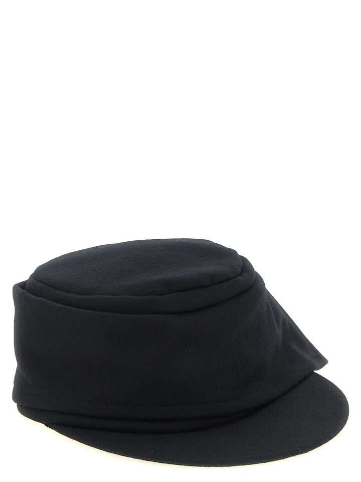 Yohji Yamamoto Work Cap Cappelli - Nero | cb2b073aeaa0b95ba44d7cd96ff9baa97eea0eef