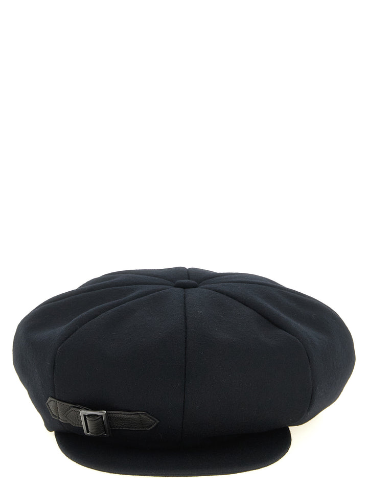 Yohji Yamamoto 8 Panel Casquette Cappelli - Nero | 2c760c043a4c1bc6d41b57496c072397ee0376c2