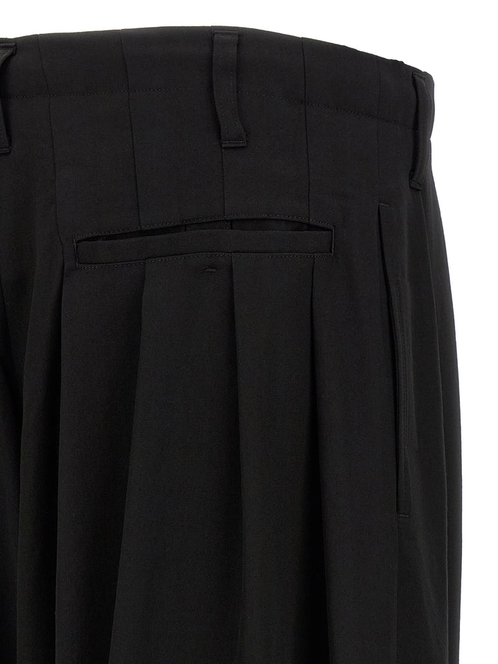 Yohji Yamamoto Standaed Ballon Pantaloni - Nero | f20a4d13cc61bf311cc57ac92d0b0b7f05197185