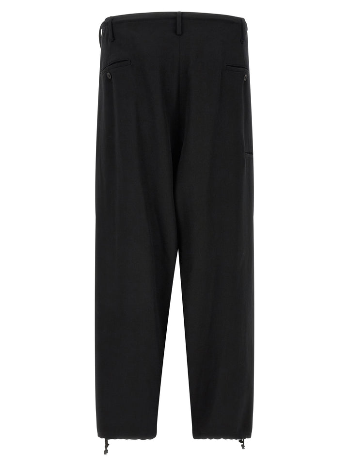 Yohji Yamamoto New Standard Wallet Pantaloni - Nero | 07024b79125b22cbbe4b0f62b3e99aab36d55970