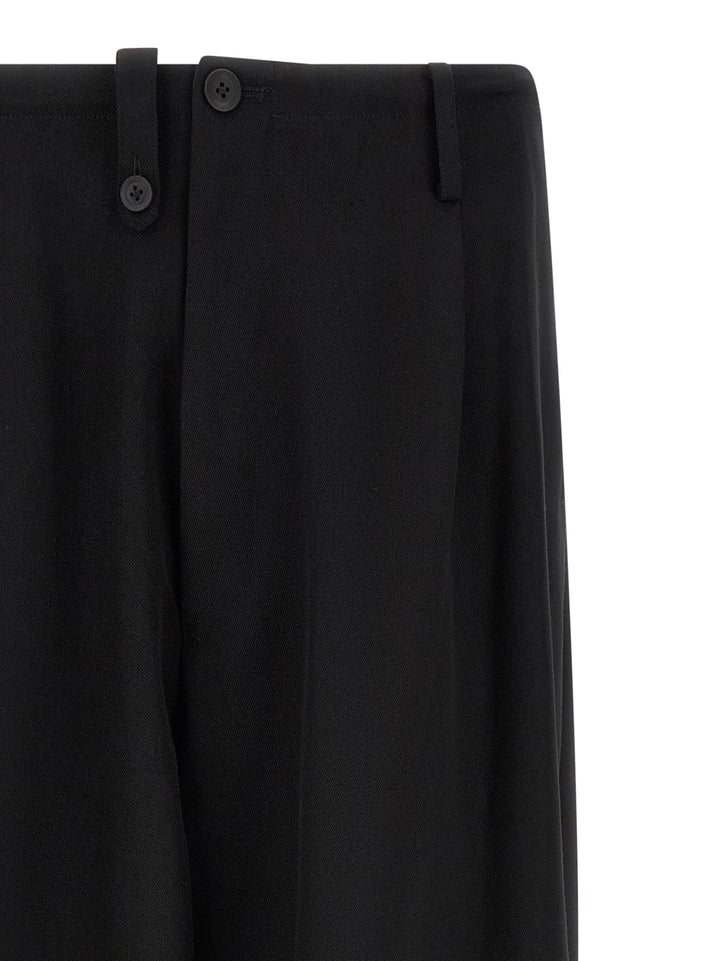 Yohji Yamamoto New Standard Wallet Pantaloni - Nero | 1878a7c2b007198280d9cb0e5e3c7d9d4d178dca