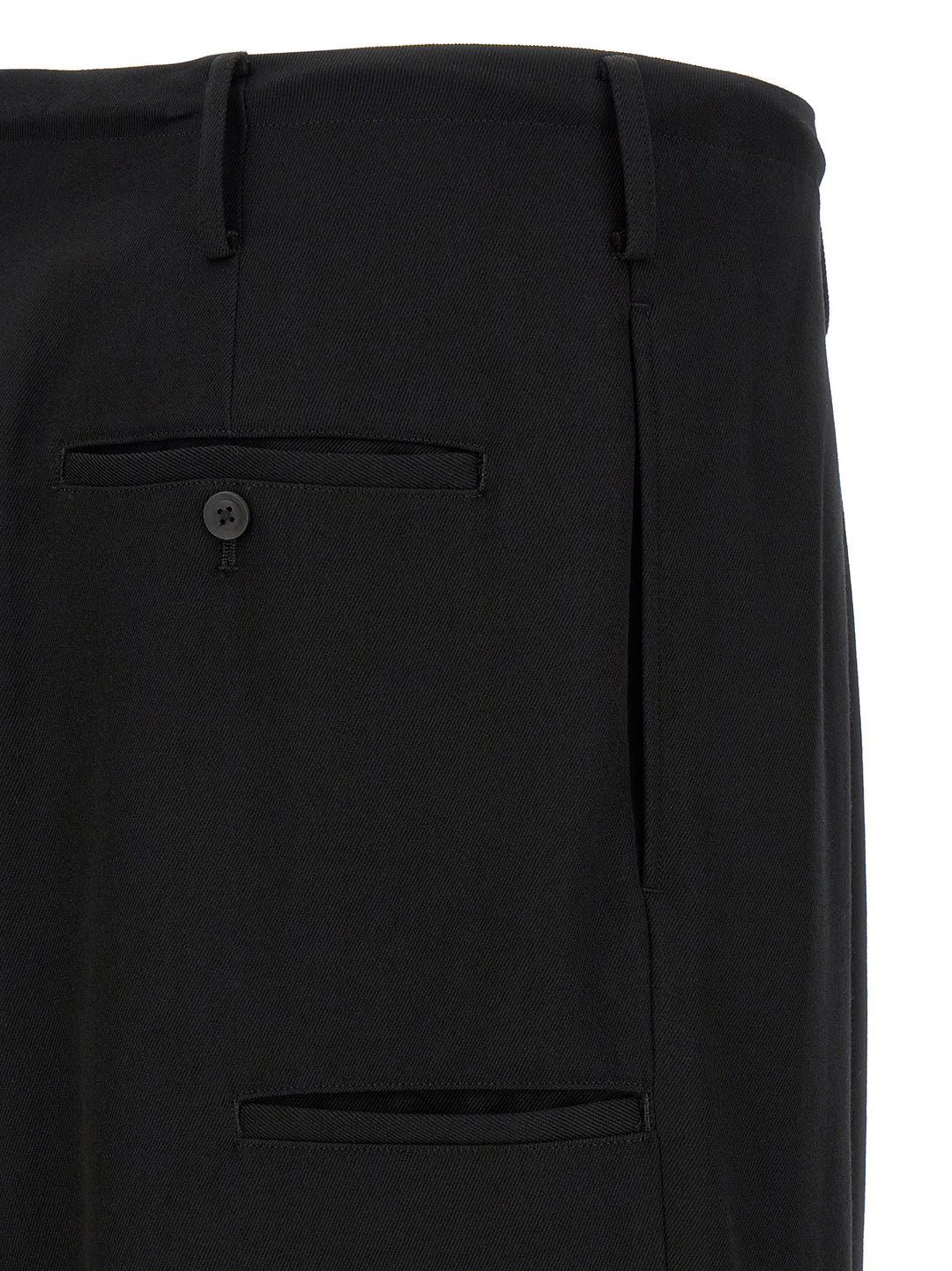 Yohji Yamamoto New Standard Wallet Pantaloni - Nero | c7382b878566ef1100266a1970ab507544a56b33