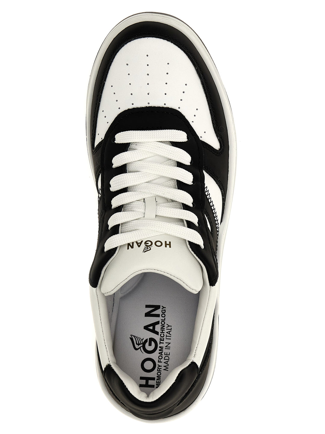 Hogan	 H630 Sneakers - Bianco/Nero | f51e9ceae3425e41a793369d49d2291820fbcb63