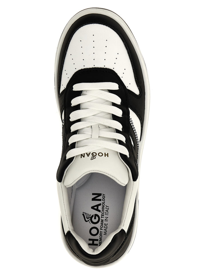 Hogan	 H630 Sneakers - Bianco/Nero | f51e9ceae3425e41a793369d49d2291820fbcb63