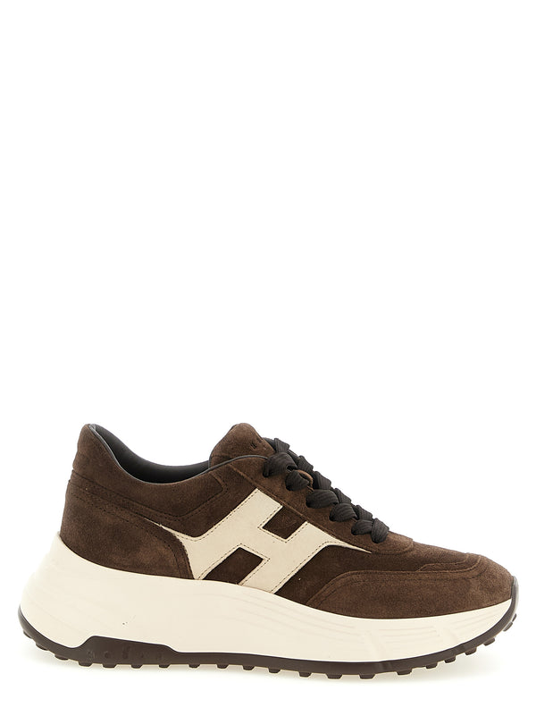 Hogan Hi-Fi Sneakers Marrone