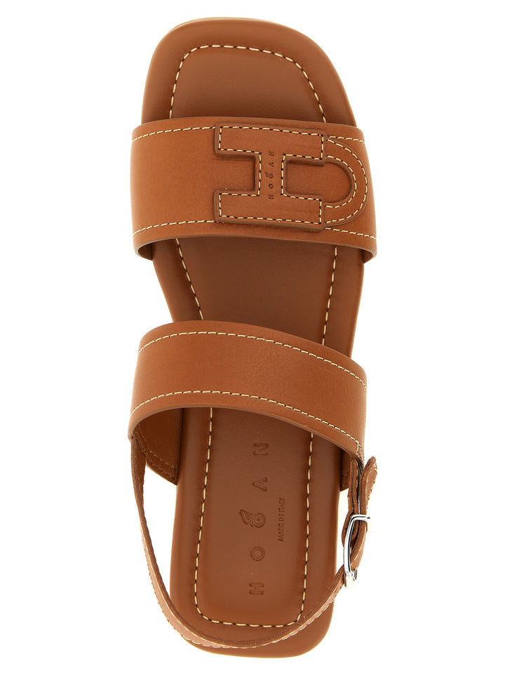 Hogan	 Hogan H685 Sandali - Marrone | 686c7006c7d4bac520fd04f70da67a6bcca524b9