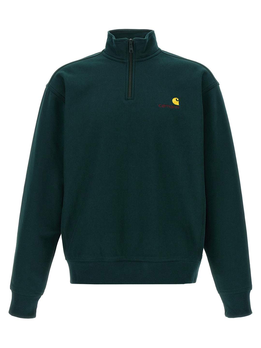 Carhartt Wip American Script Felpe - Verde | c29df3f3344cffb4f9bdd4b02b751b7ad7fb9330