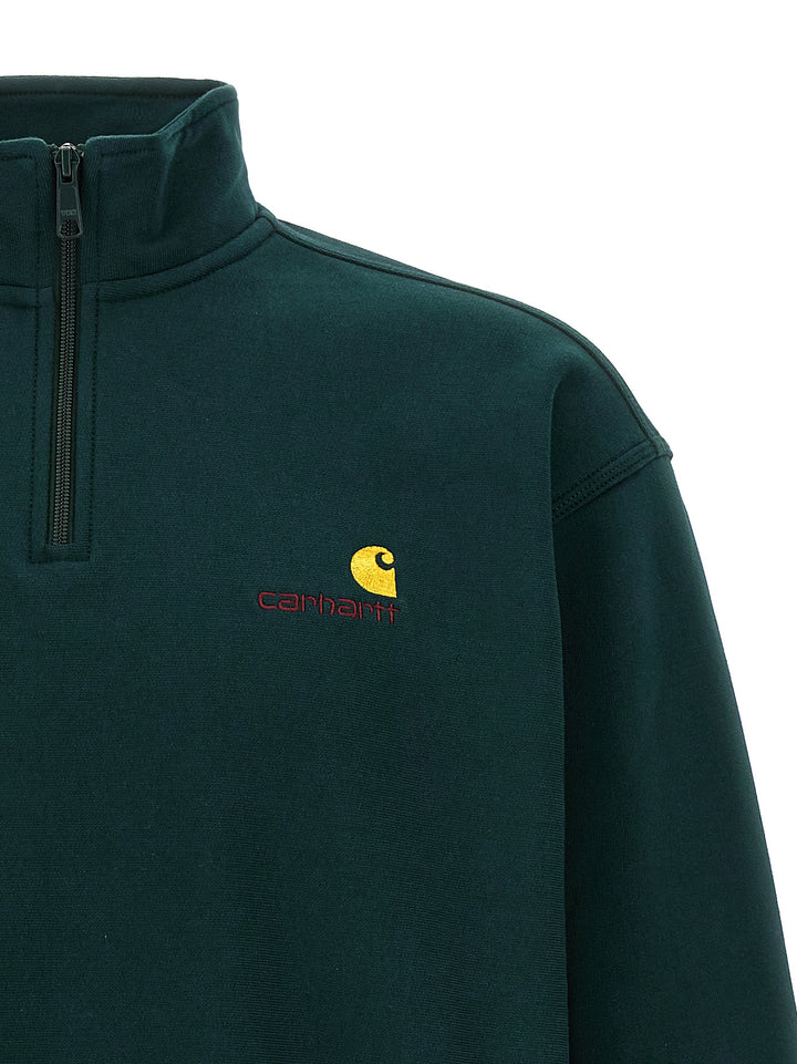 Carhartt Wip American Script Felpe - Verde | 227185932fe67dd5ce0af65681c6aec705a24faa