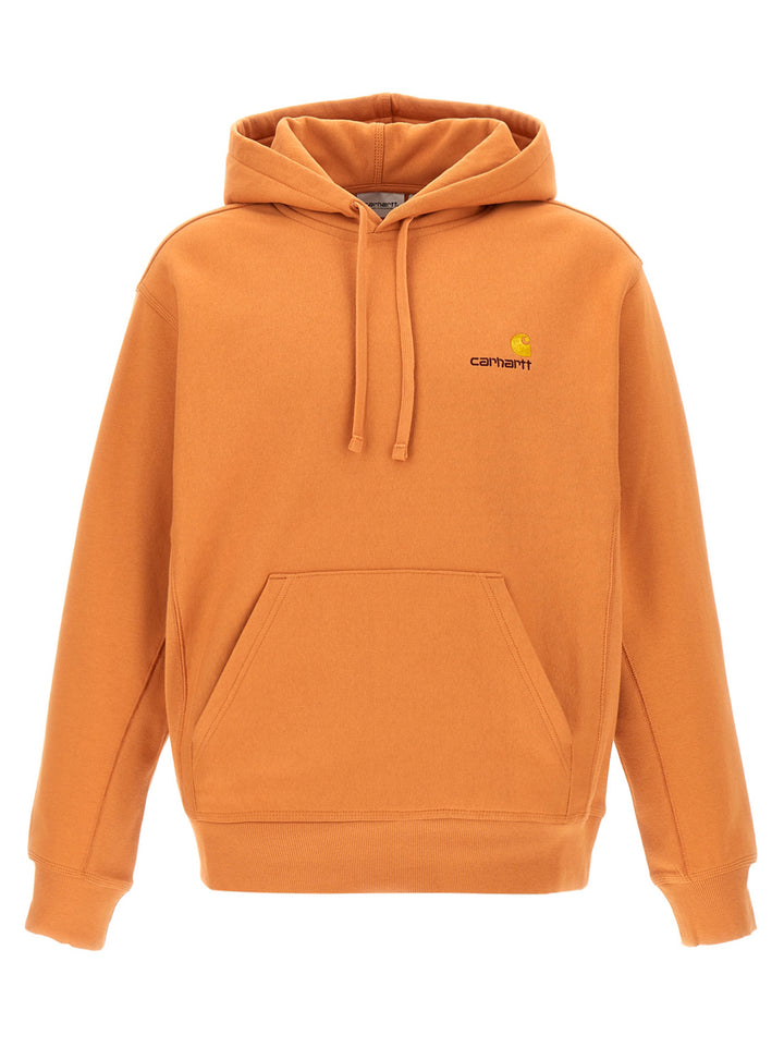 Carhartt Wip American Script Felpe - Arancione | 7b3274918f650718672b55884d72d61828f93f60