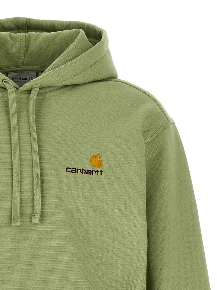 Carhartt Wip American Script Felpe - Verde | 066a5960fadbc456a35cc6471de614ac513e9c9a