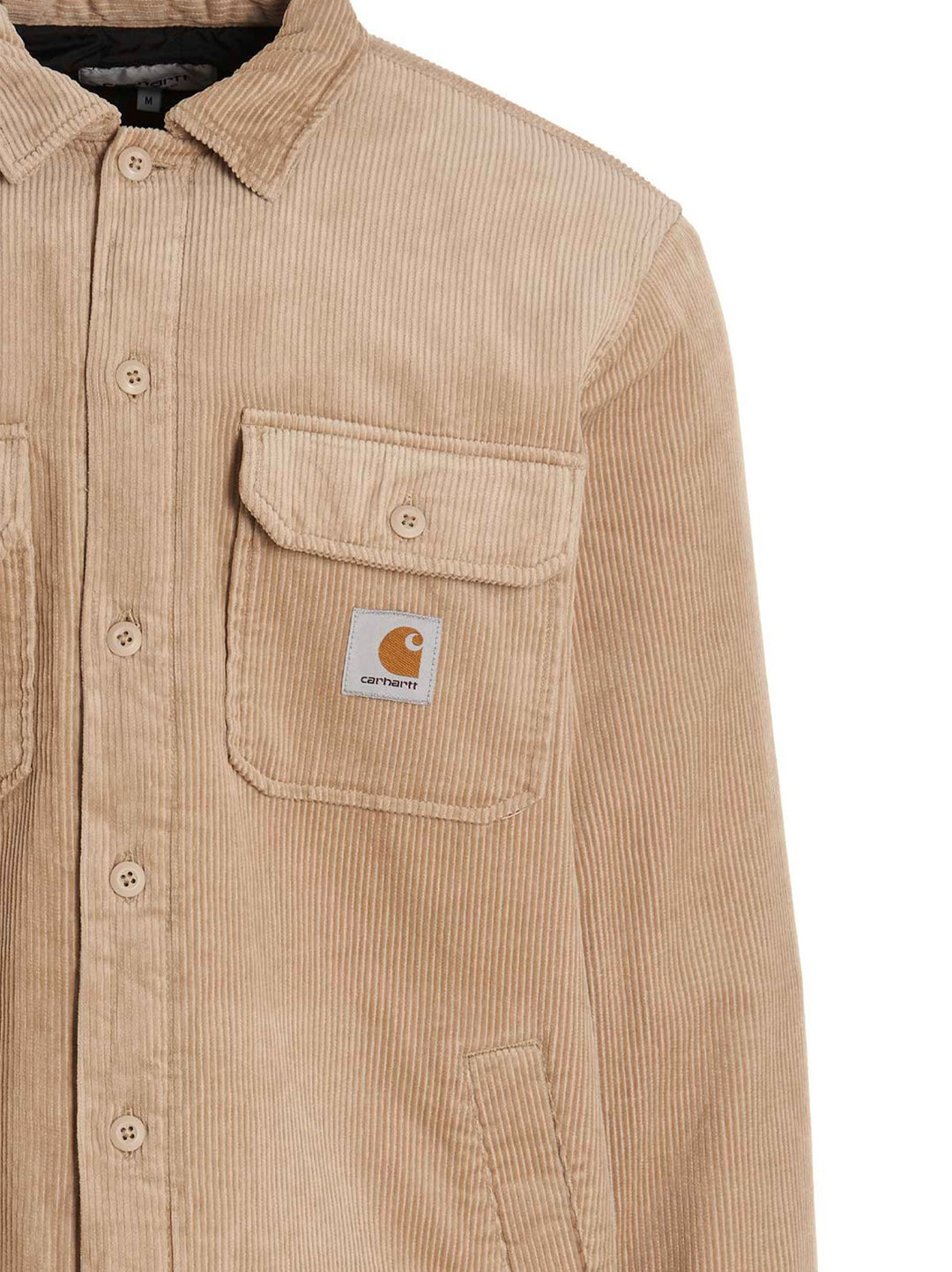 Carhartt Wip Whitsome Overshirt Puffer Jackets - Beige | 50cf2e0ad552134c36d842e3e4894d21f1a43b37