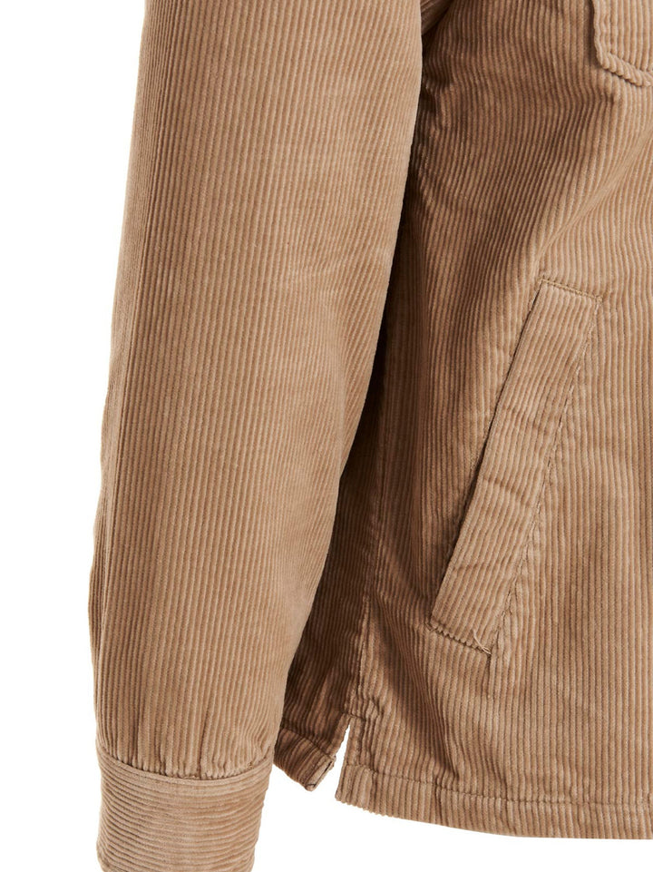 Carhartt Wip Whitsome Overshirt Puffer Jackets - Beige | a9b636689b2162928b4dcd070d16b6ff4378935c