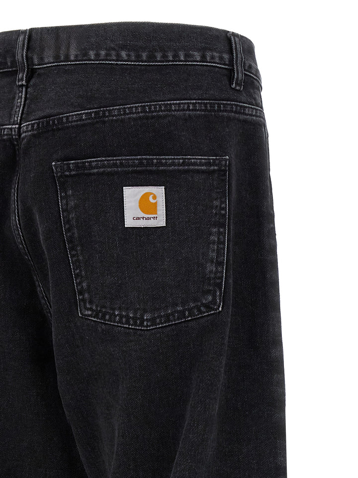 Carhartt Wip Newel Jeans - Nero | d190da0fe56dcd7bfc96b94a75ba867655cf7d91