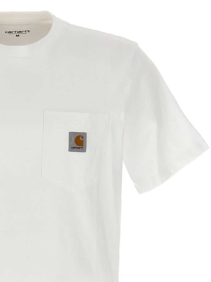 Carhartt Wip Pocket T shirt - Bianco | 154dfd8655bf75e5535f28e05aaa690a742031a9