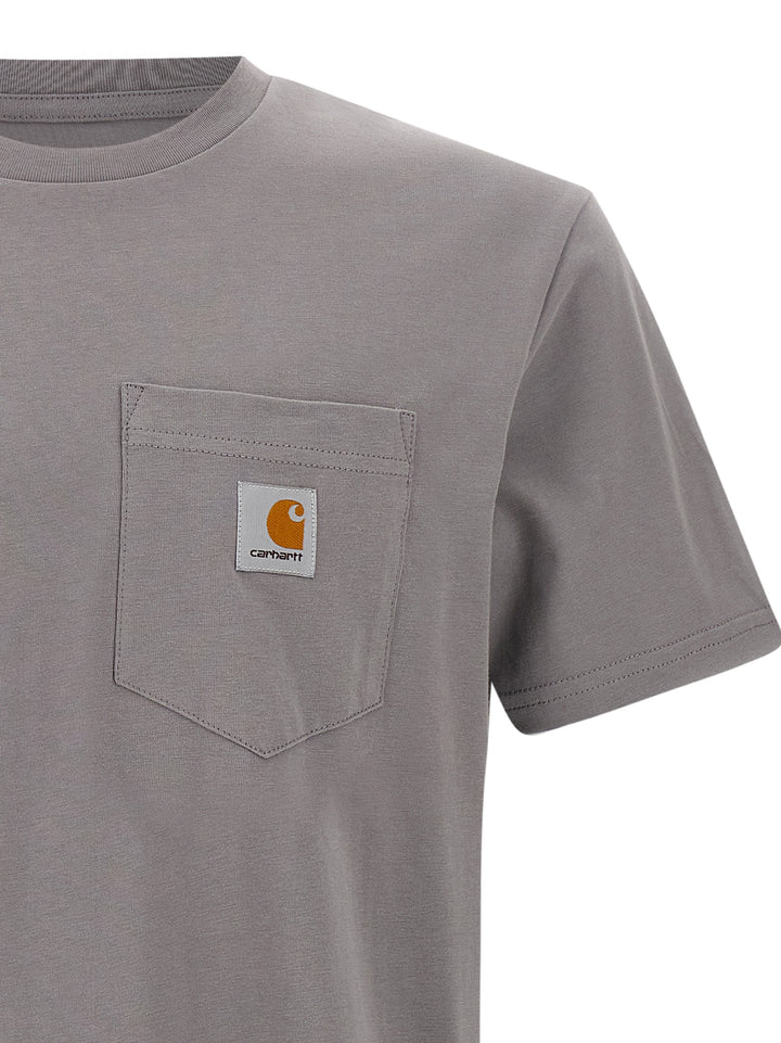 Carhartt Wip Pocket T shirt - Grigio | 9429c00adceec1968d0cce7519c8bafbac2029b2