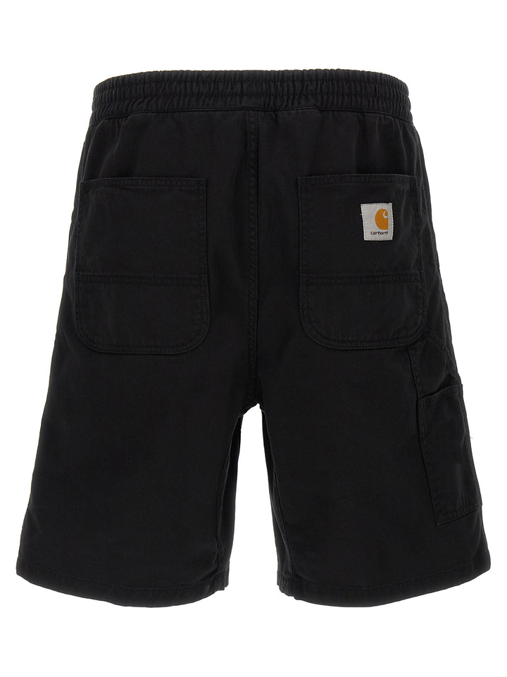 Carhartt Wip Flint Bermuda e Short - Nero | f9349f0a3e6b59ab07feb011d3ccbba9244cbb7f
