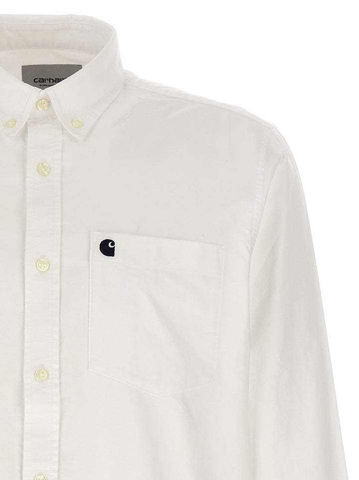 Carhartt Wip Oxford Shirt Camicie - Bianco | 8bd8492d791b1dbf1b641163a5edd194c0b00752