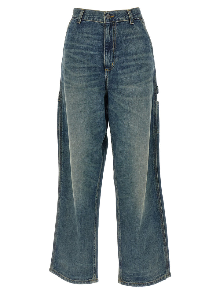 Carhartt Wip Brandon Single Knee Jeans - Blu | 7644840a0866cfe0e0708134cf63ddac2bac5b15