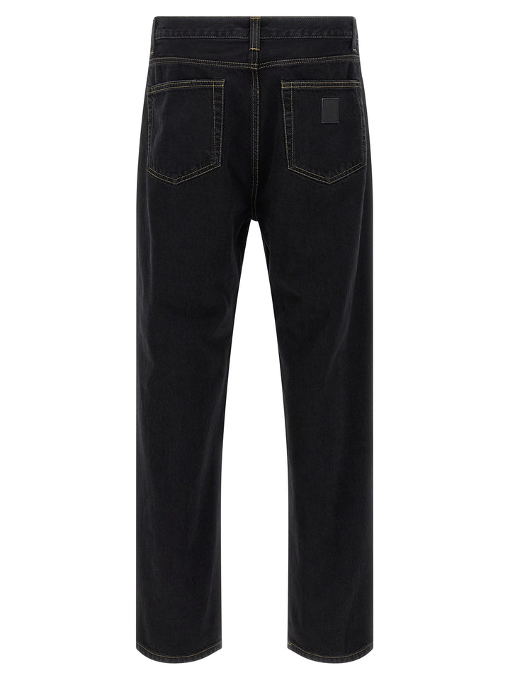 Carhartt Wip Aaron Jeans - Nero | dbbdaa3661455c0f581483bab160a930dcf53f2a