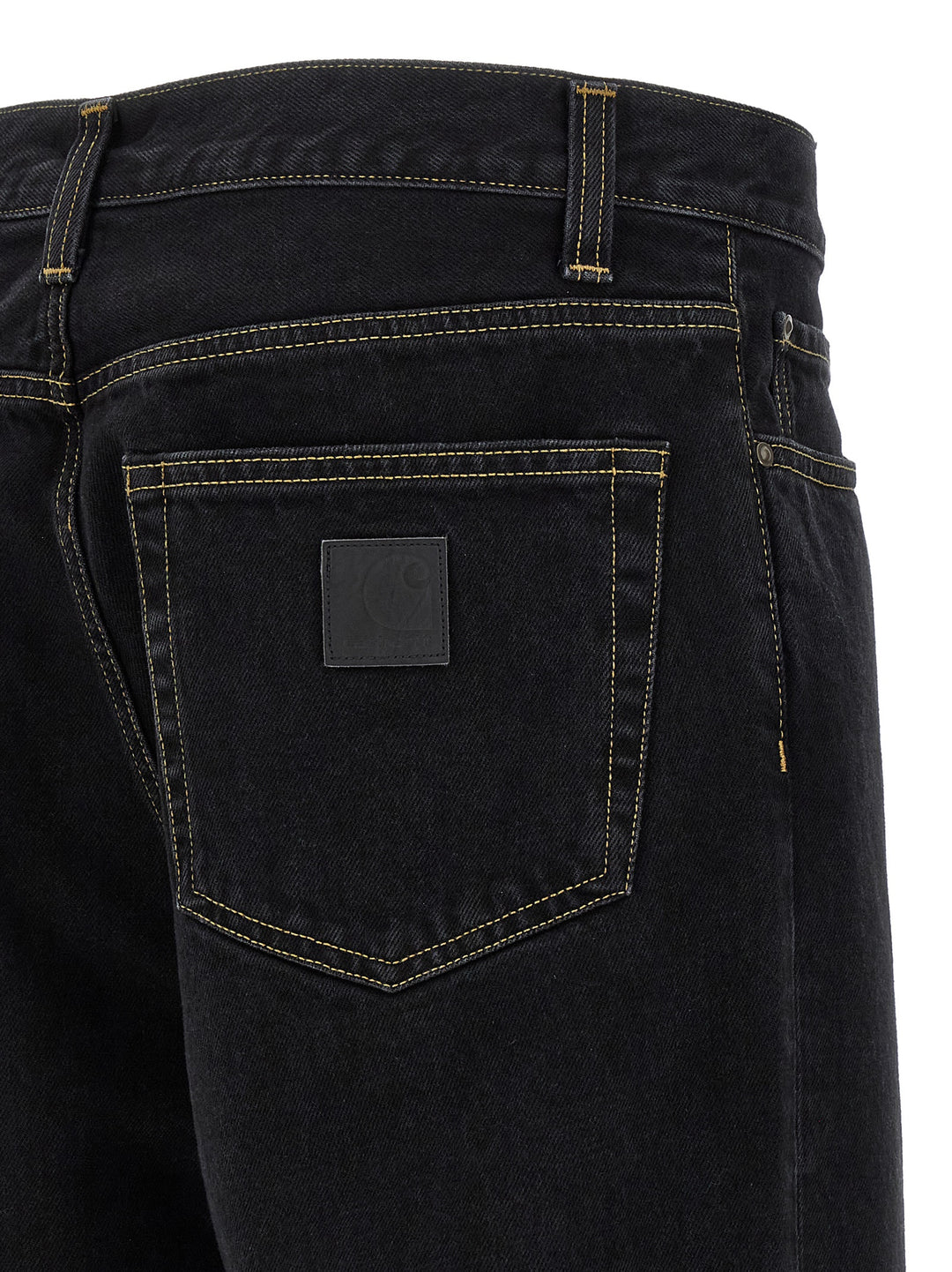 Carhartt Wip Aaron Jeans - Nero | 4704edd8f41eb9ca62f322e8727dff64eca863f5