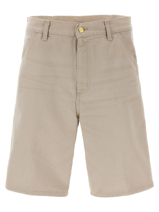 Single Knee Bermuda E Short Beige