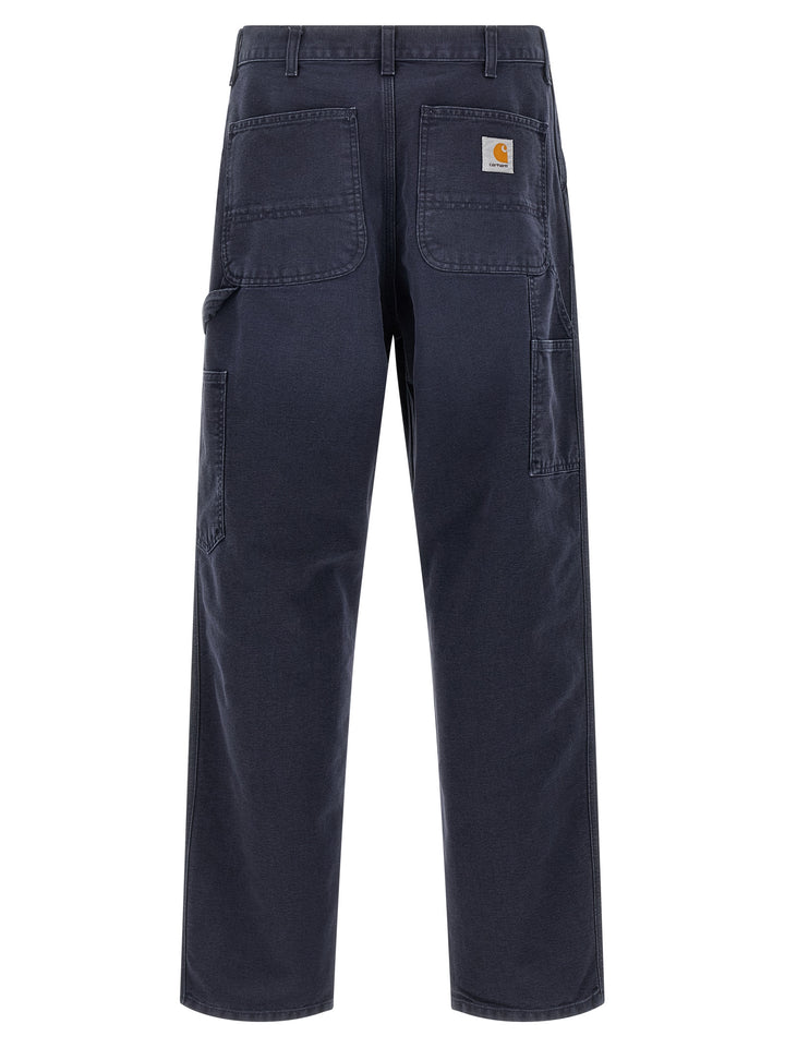 Carhartt Wip Single Knee Pantaloni - Blu | b52b5d56795f1959d02ee430a1e30c1dfe604774