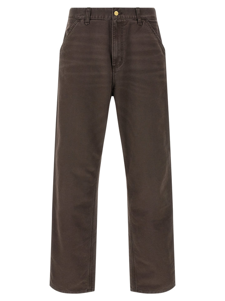 Carhartt Wip Single Knee Pantaloni - Marrone | c2ba1e6e039f8f01b22b8e4efefde7d83cfba0f7