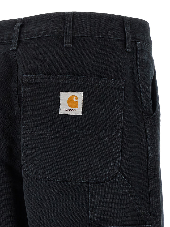 Carhartt Wip Single Knee Pantaloni - Nero | 23acd5162ce7d9645f3c7806f61dd428f94120da