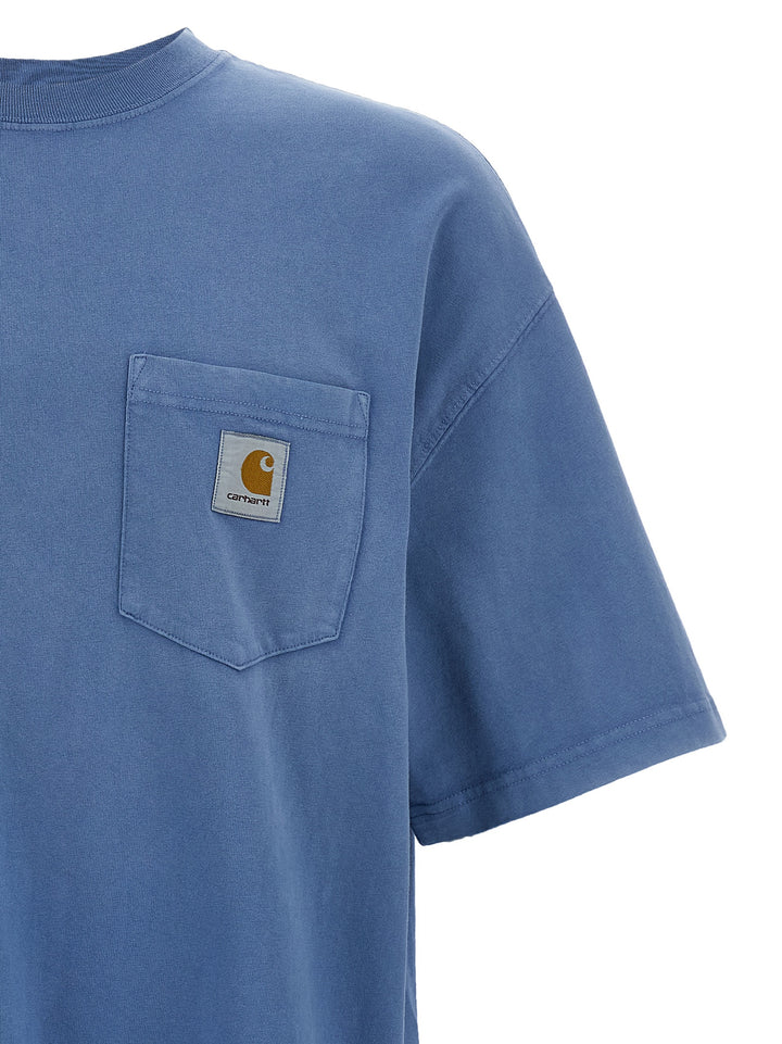 Carhartt Wip Hudson T shirt - Celeste | d96c0a38b4b3b3f719bbc3b6430221d36fdff0da