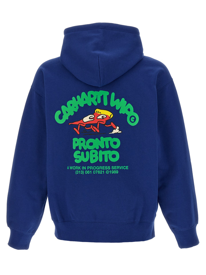 Carhartt Wip Hooded Pronto Sweat Jacket Felpe - Blu | f7e8f948c5781abc4f35fb6b293713ceefcbe090