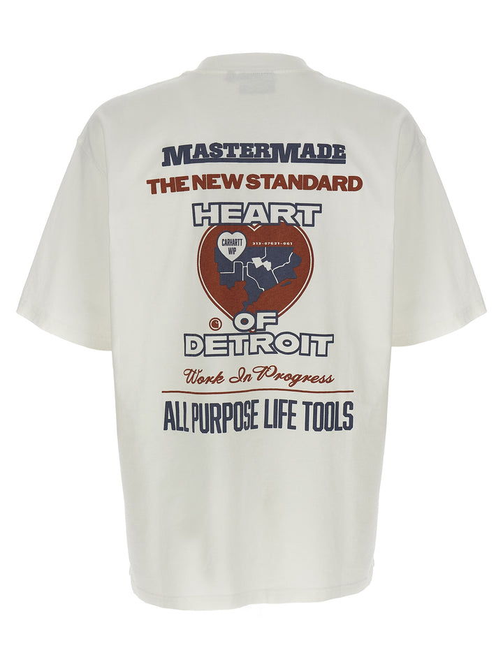 Carhartt Wip Arcan T shirt - Bianco | 99ba1b9f95f5b398c17d82e60278beadcf26036f