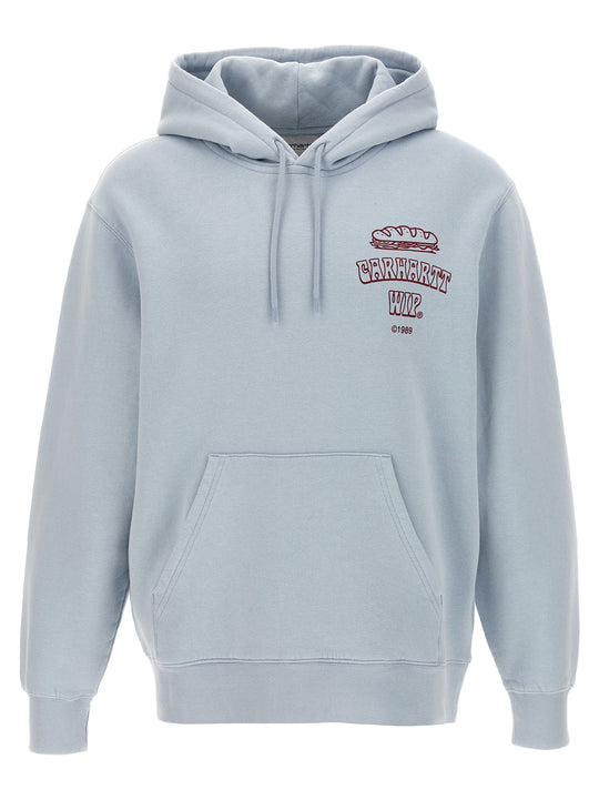 Hooded Sandwich Felpe Blu