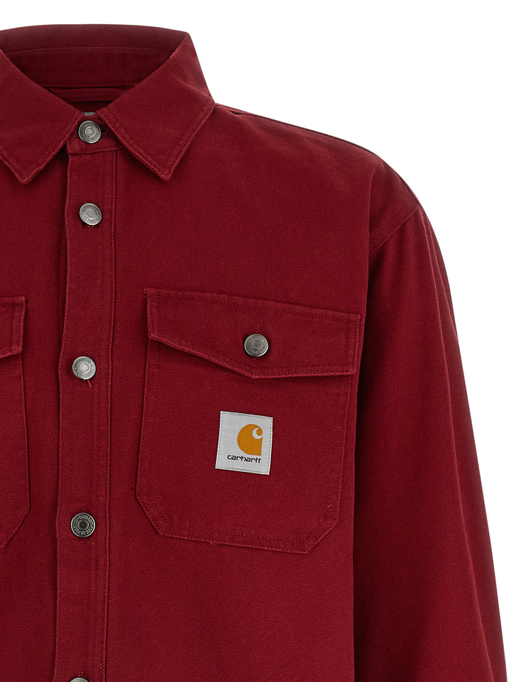 Carhartt Wip Selby Camicie - Rosso | 767e64bfd31aac5f6044067a968a7dee589aa68d