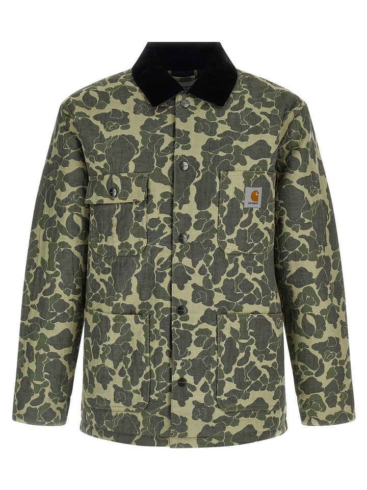 Carhartt Wip Tapestry Chore Trench e Impermeabili - Verde | 186ac2618ca64a00dd57b850a5af978b86845d05
