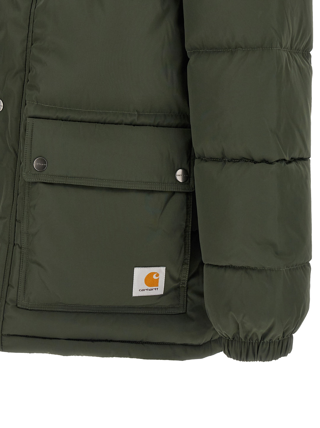 Carhartt Wip Brent Jacket Puffer Jackets - Verde | 631096c1fa559fe29bf4a08c264ab717c5c6867e