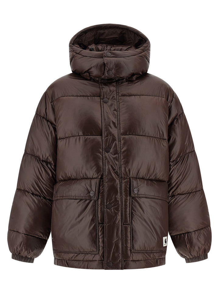 Carhartt Wip Benson Puffer Jackets - Marrone | 03ea7f3c87126890071827e9ba8c6c7cb427b569
